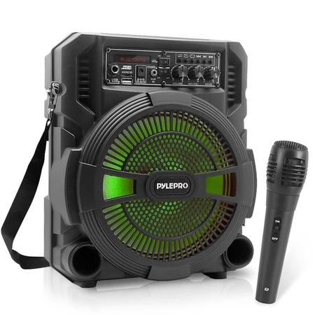 PYLE 8'' Bluetooth Portable Pa Speaker PSBT62A